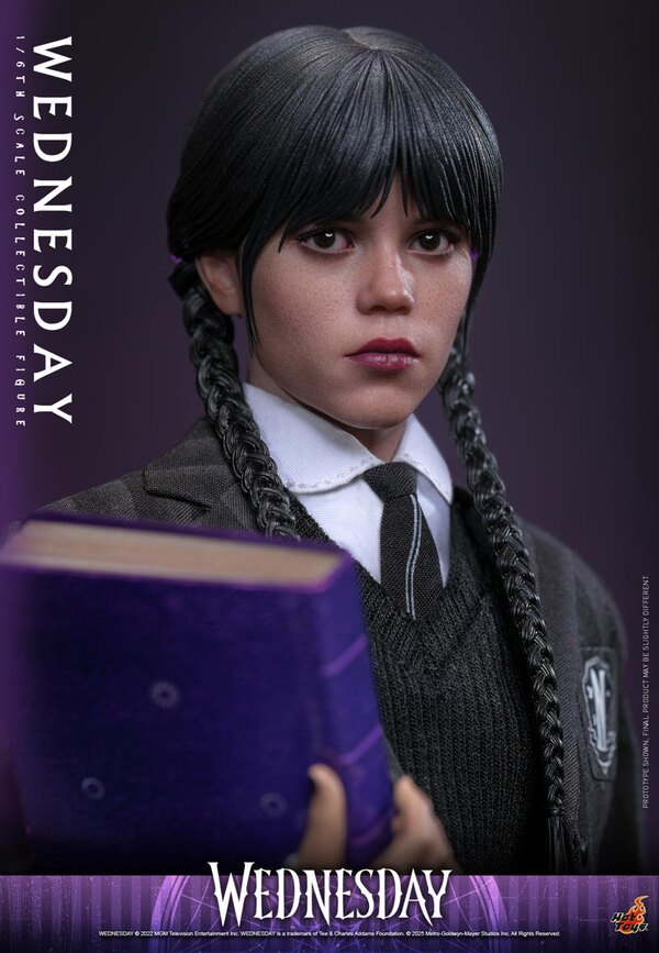 Detailed shot of Wednesday Addams outfit