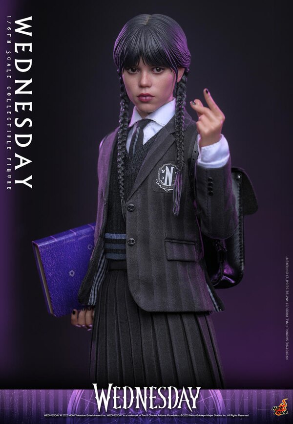 Wednesday Addams with accessories