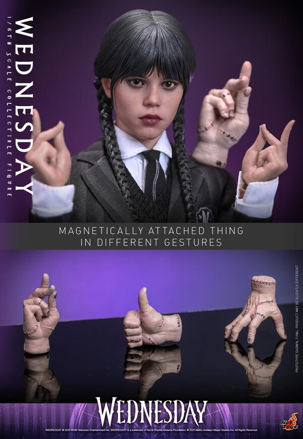 Wednesday Addams showcased in display