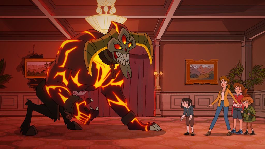 A demonic creature in Netflix's Haunted Hotel