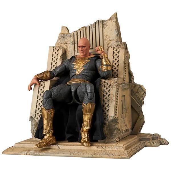 Black Adam Action Figure Side View