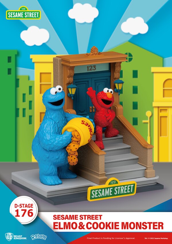 Elmo and Cookie Monster Diorama