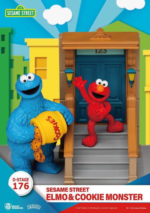 Big Bird and Oscar the Grouch Diorama