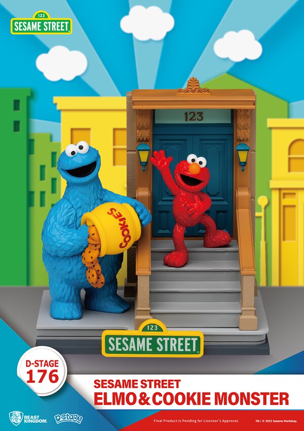 Big Bird and Oscar diorama scene