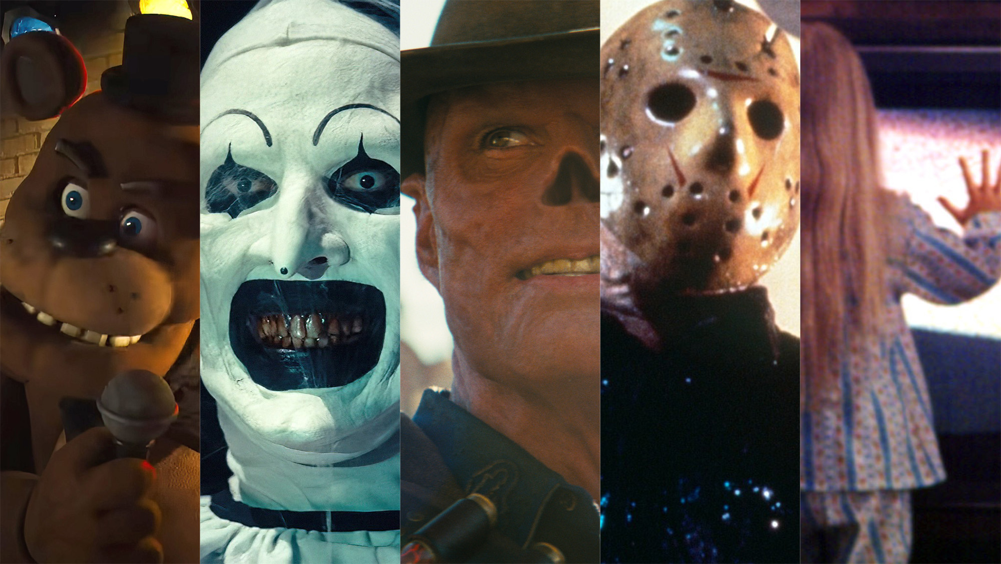 Five Nights at Freddy's, Terrifier, Fallout, Friday the 13th, Poltergeist
