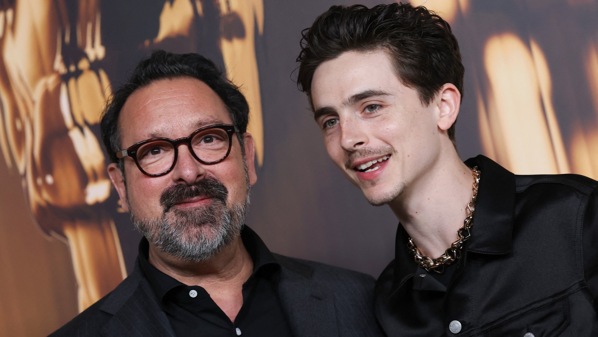 James Mangold and Timothée Chalamet