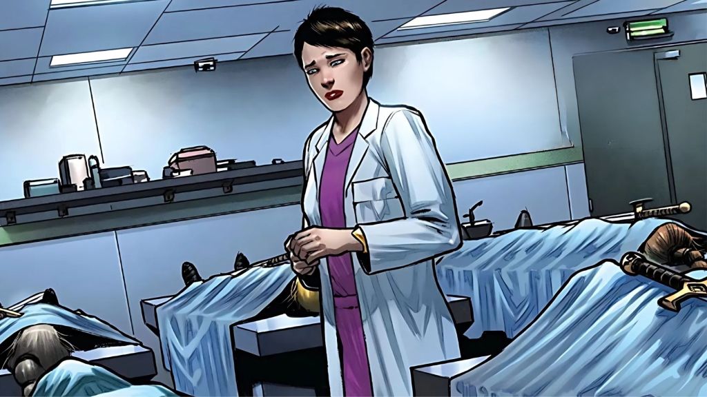 Jane Foster as a doctor in Marvel Comics