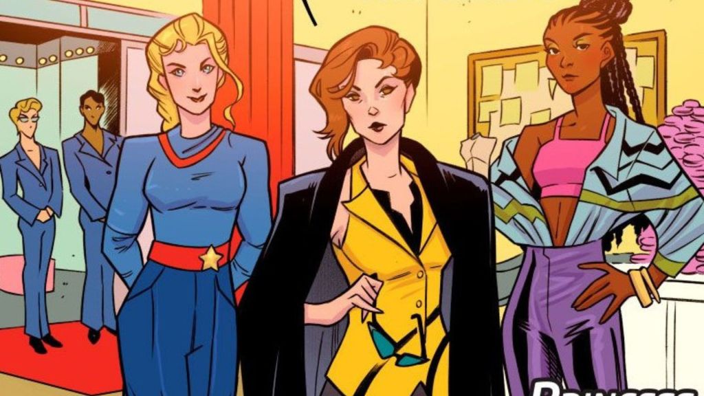 Janet Van Dyne as a fashion designer