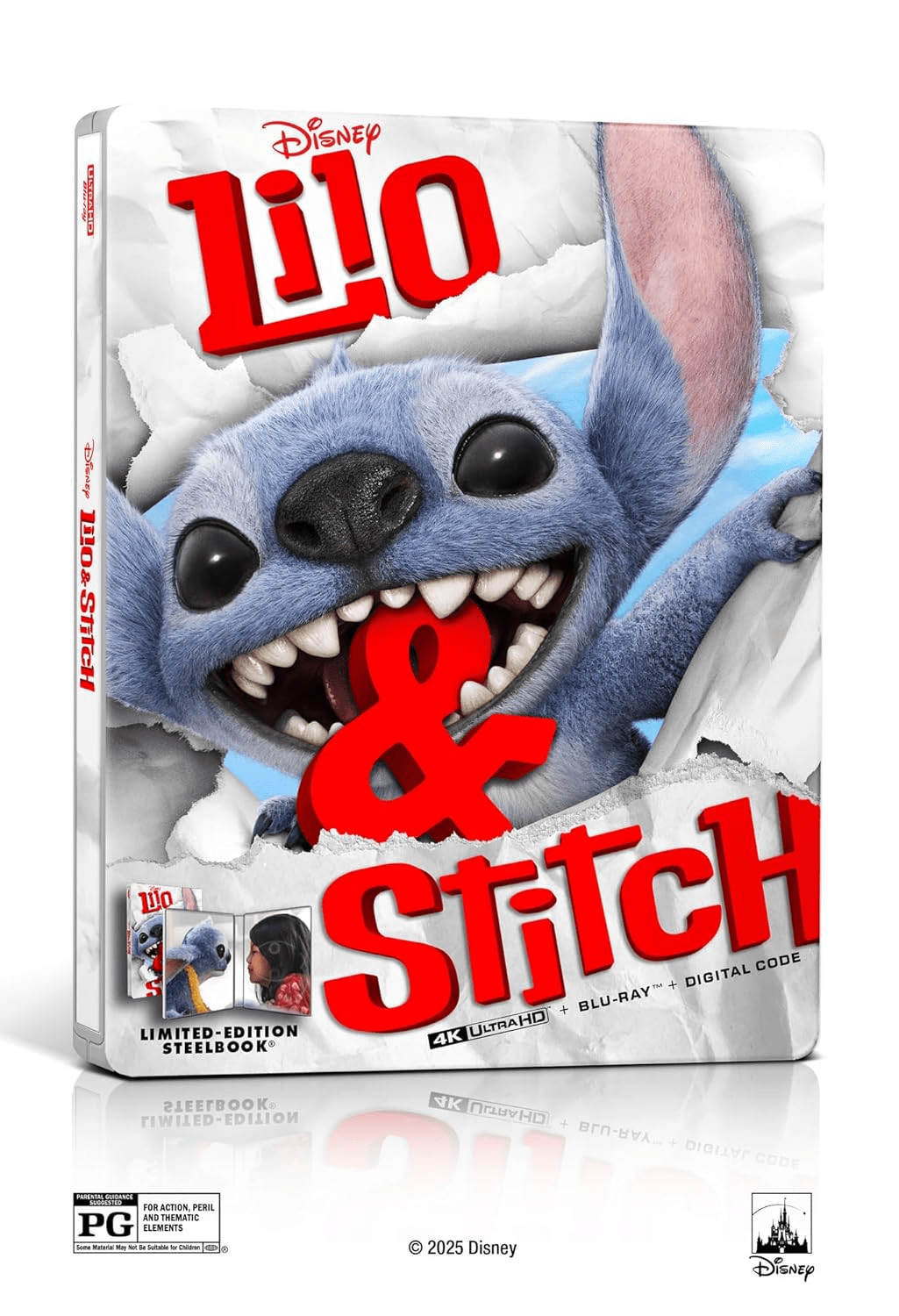 Lilo & Stitch (2025) - 4K UHD/BD Combo + Digital + Steelbook [Blu-ray]
