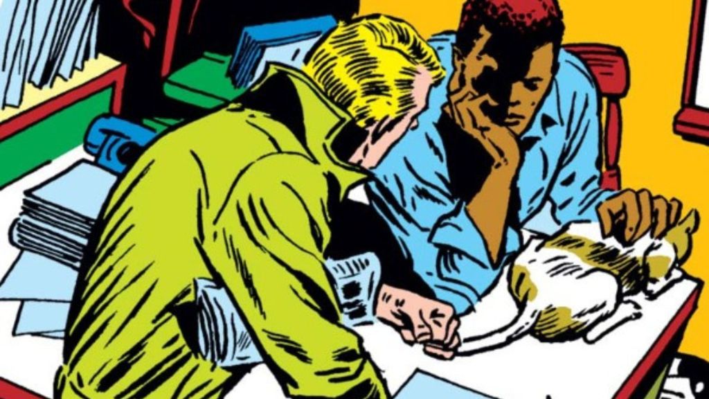 Steve Rogers and Sam Wilson in Marvel Comics