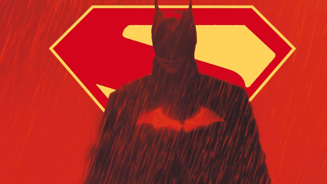 The Batman with Superman Logo