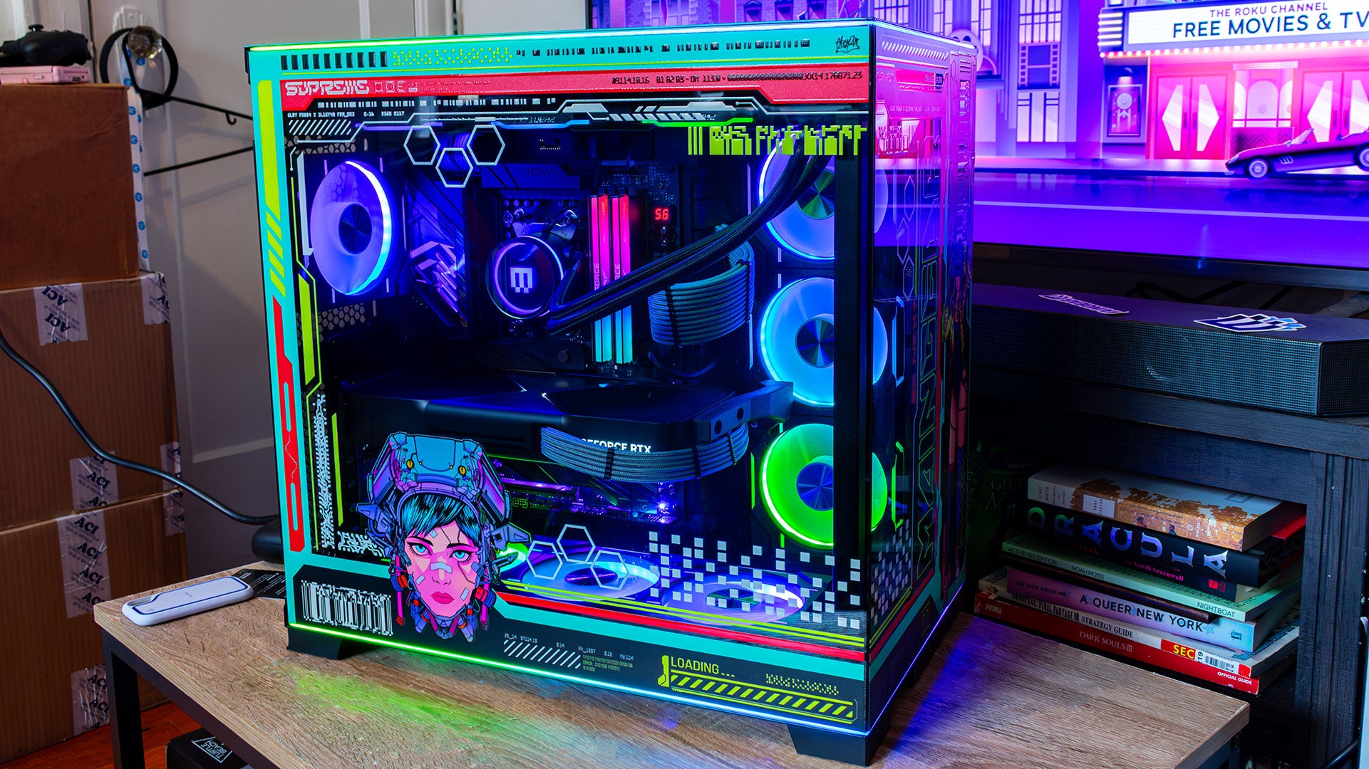 Maingear Rush front panel