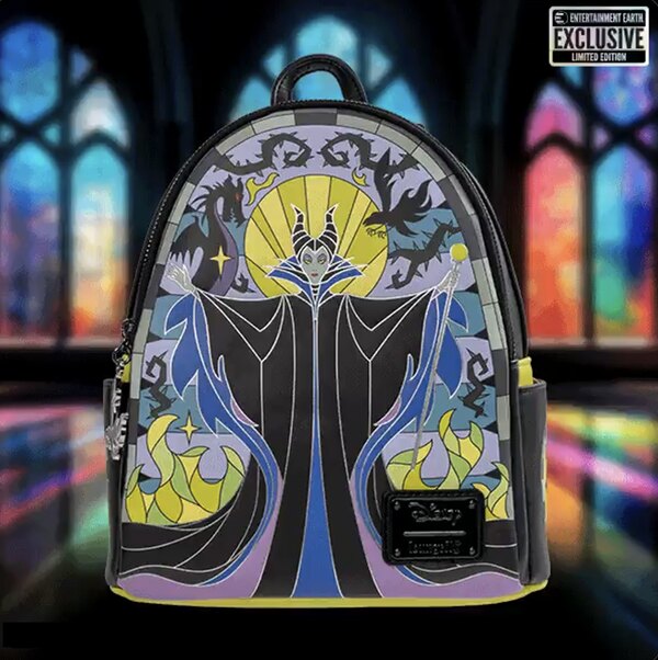 Loungefly Maleficent Stained Glass Mini-Backpack