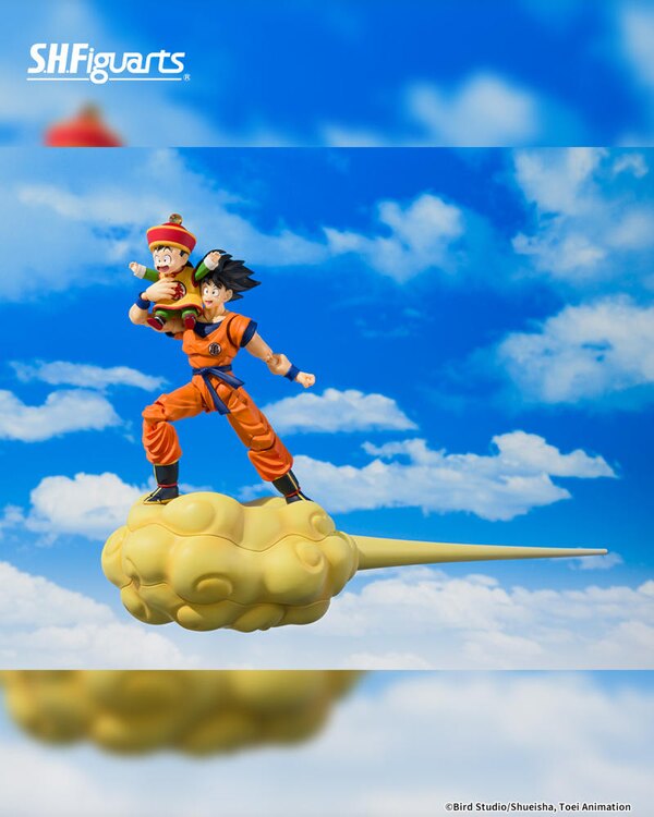 Detailed view of Son Goku figure