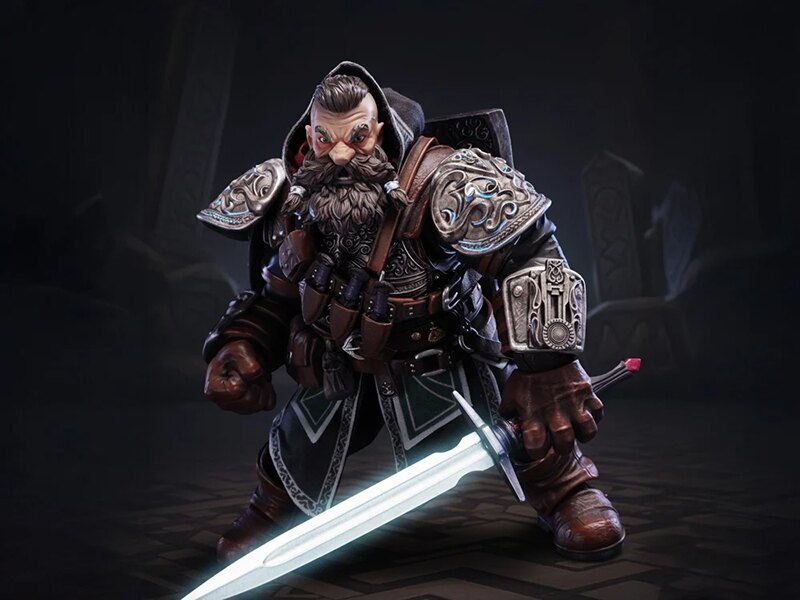 Dwarf Assassin Verdred Anvil 1/12 Scale Action Figure