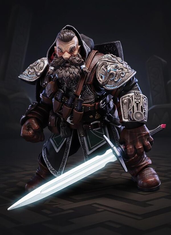 Dwarf Assassin Verdred Anvil 1/12 Scale Action Figure