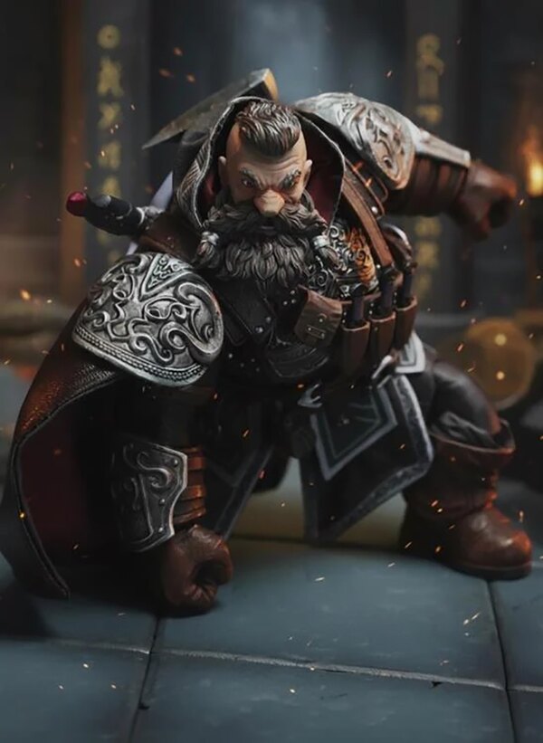 Dwarf Assassin Verdred Anvil 1/12 Scale Action Figure