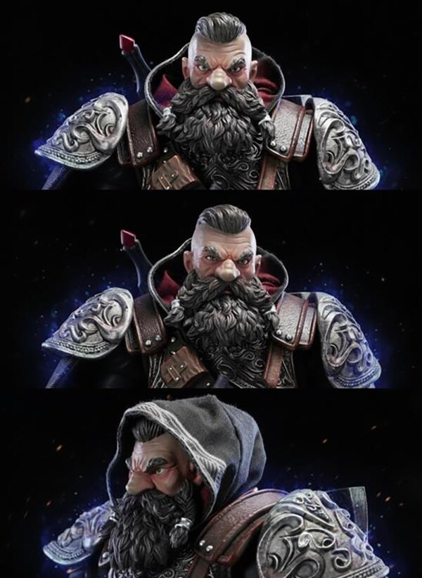 Dwarf Assassin Verdred Anvil 1/12 Scale Action Figure