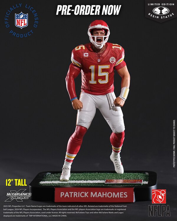 Kansas City Chiefs Patrick Mahomes Resin Statue