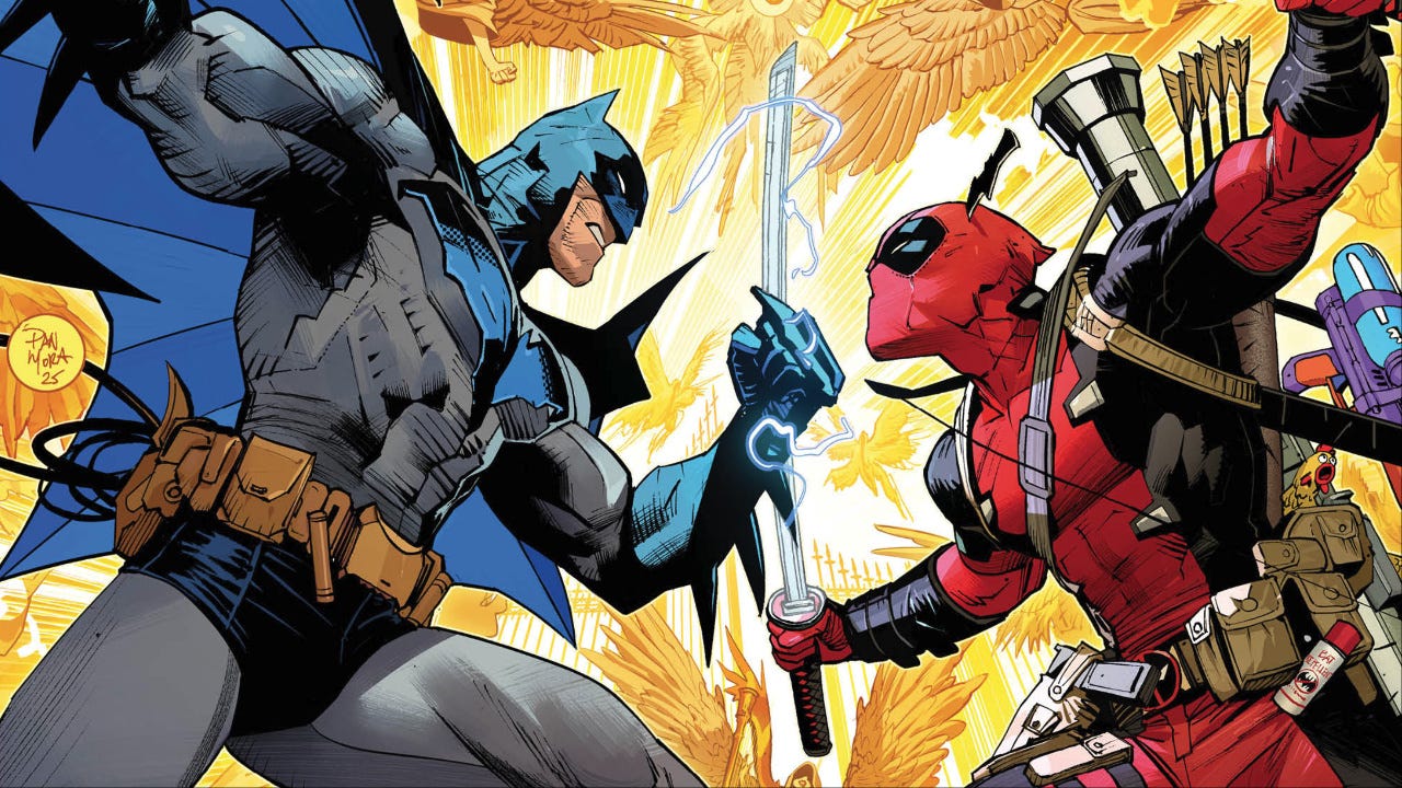 Cover art for Batman/Deadpool #1