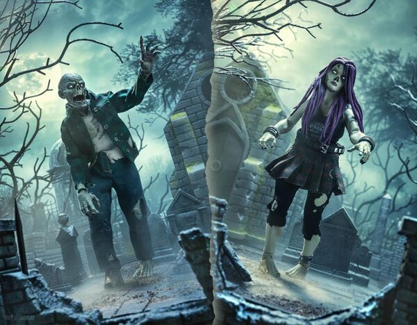 Graveyard Zombies Figure 1