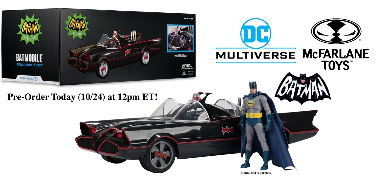 DC Multiverse 1966 Batman TV Series Batmobile