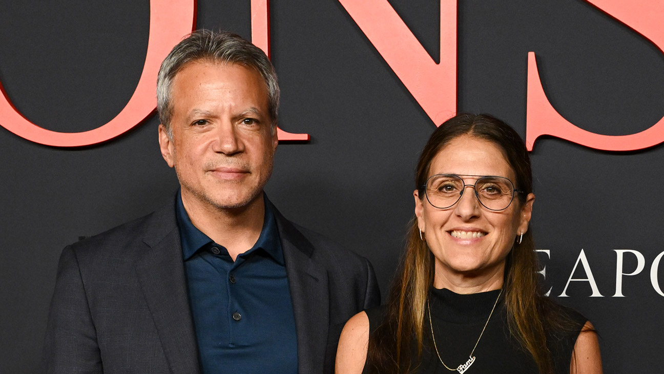 Michael De Luca and Pamela Abdy at the Weapons World Premiere, July 31, 2025, Los Angeles, California.