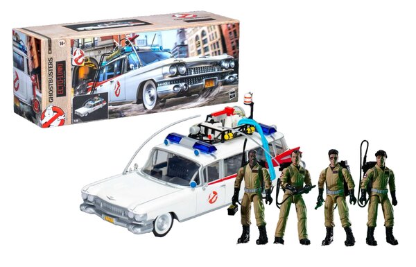 Hasbro Ghostbusters Plasma Series Ecto-1 And O-Ring Figure 4-Pack Bundle Available On Amazon