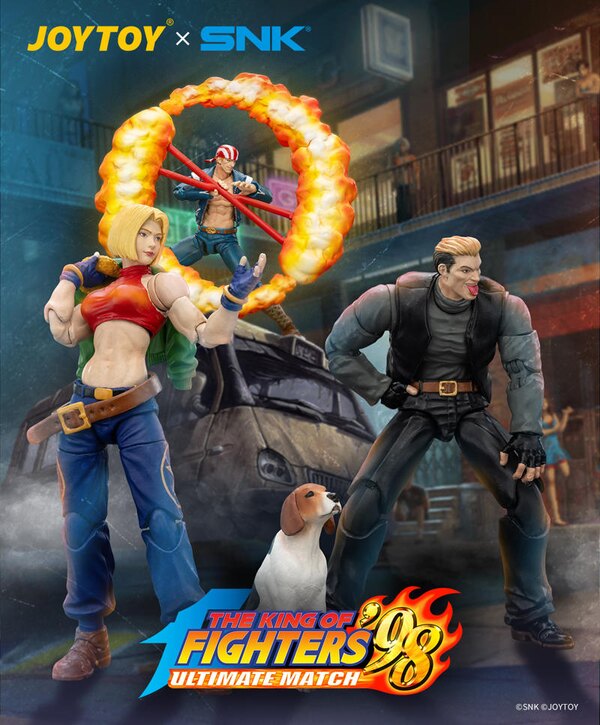 Joy Toy King Of Fighters '98: Ultimate Match - '97 Special Team Blue Mary, Billy Kane and Ryuji Yamazaki 1/18 Scale Figures