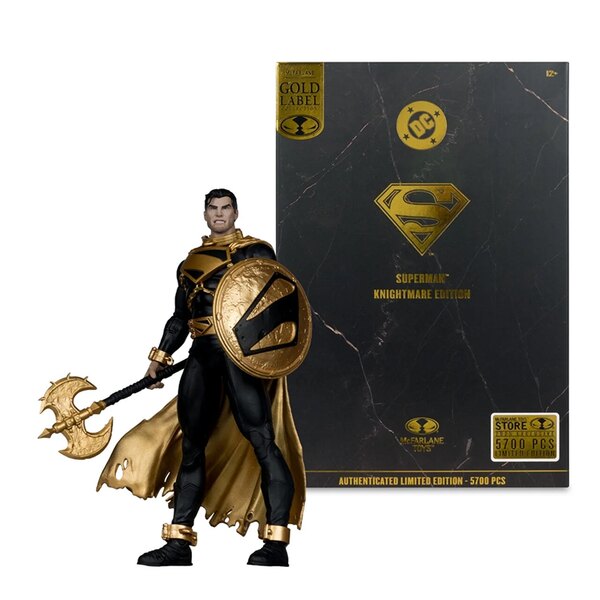 McFarlane Toys Gold Label Superman (DC Multiverse: Knightmare Edition) 7-Inch Action Figure