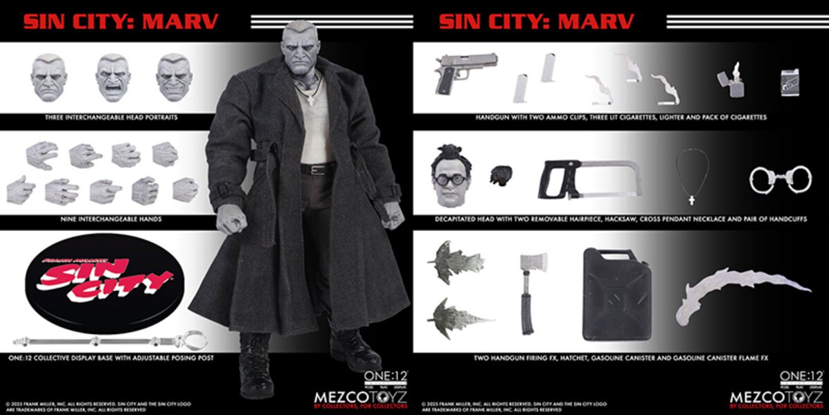 Mezco Toyz Sin City: Marv Figure