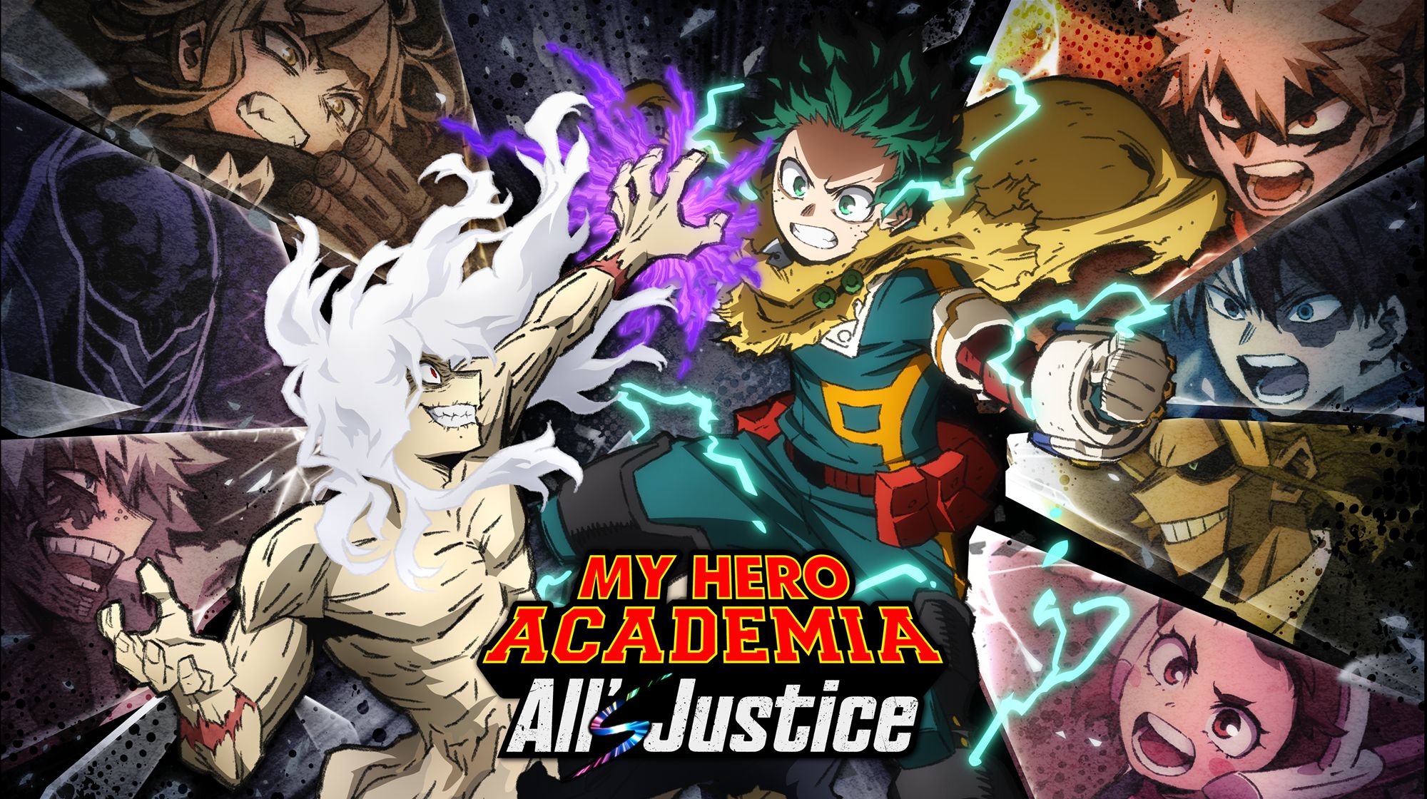 My Hero Academia: All's Justice Title Art