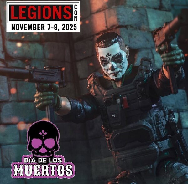 LegionCon 2025 Day of the Dead Sidewinder Figure From Valaverse