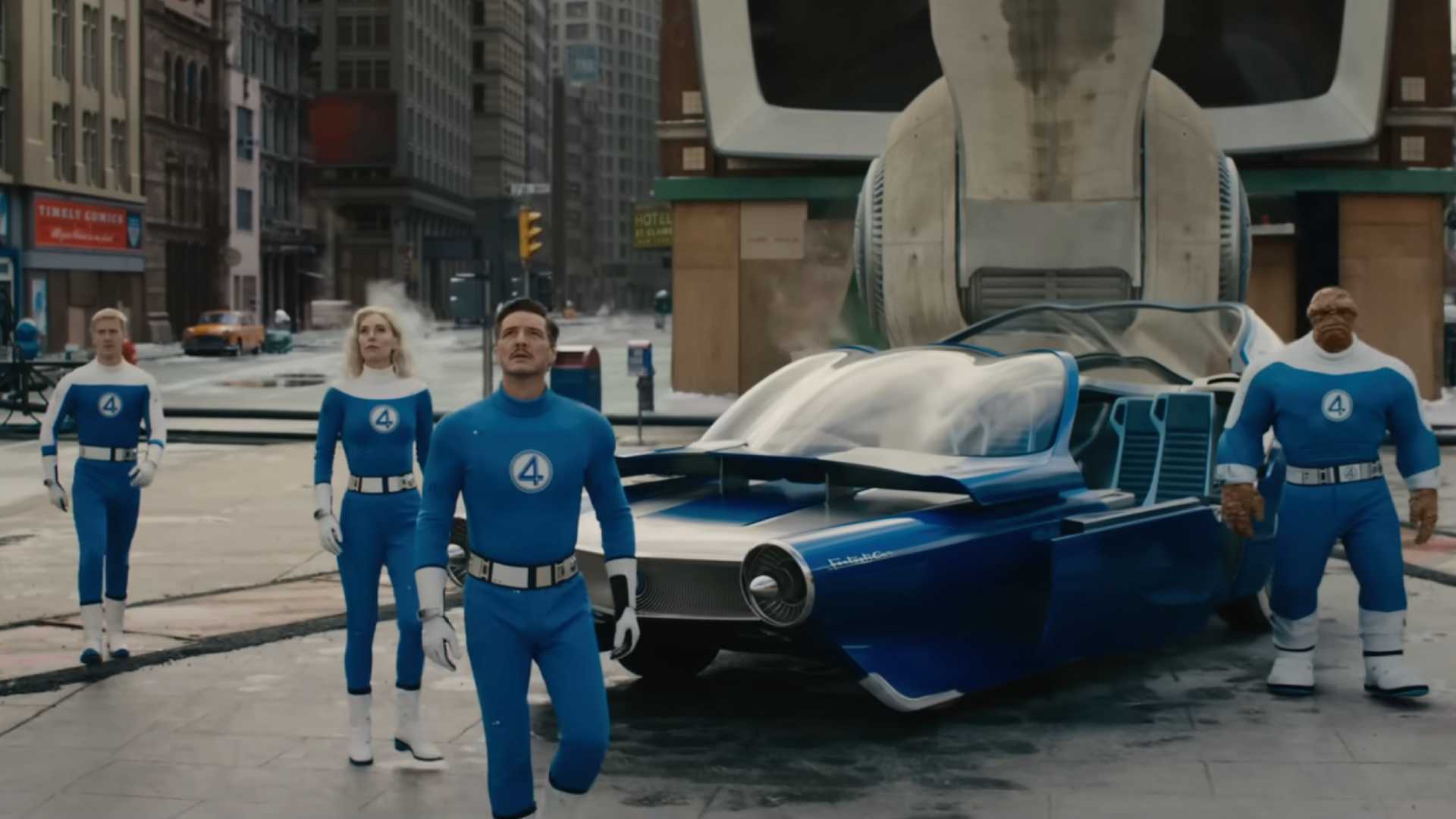 A scene from the MCU featuring The Fantastic Four