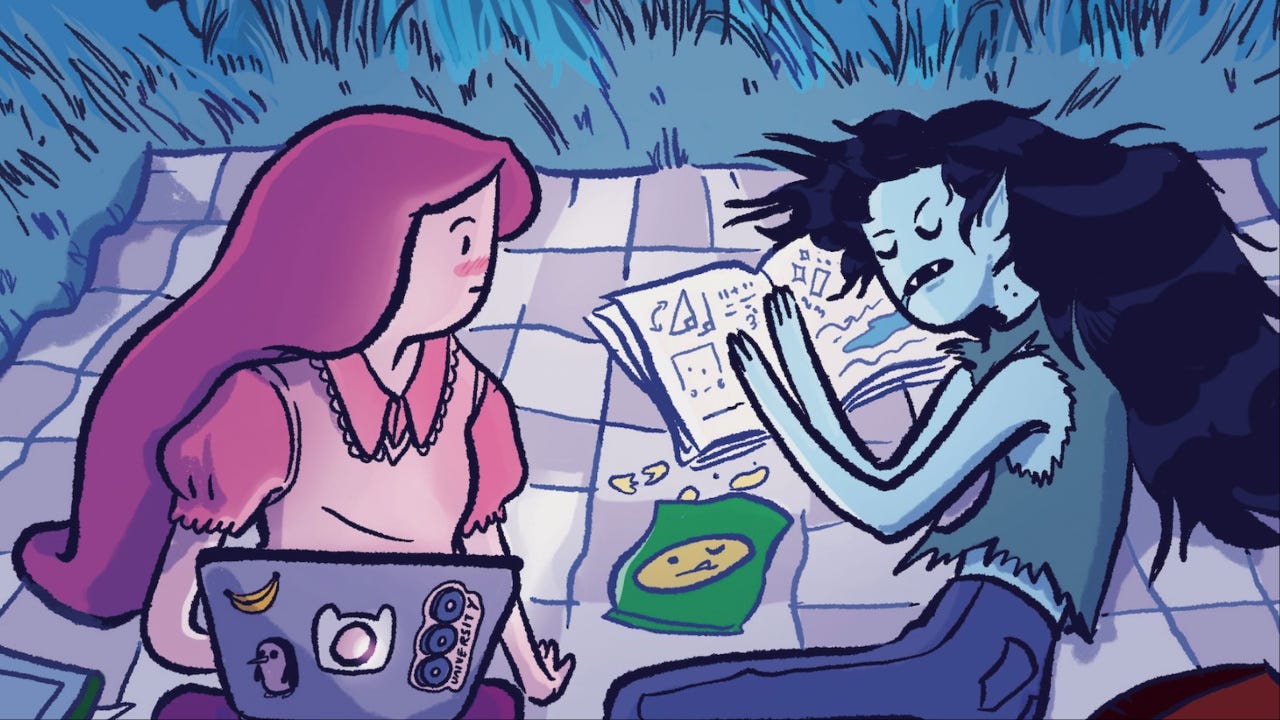 Art from Adventure Time: The Bubbline College Special #1