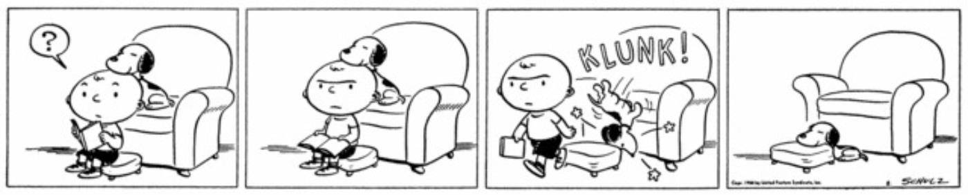 Snoopy with Charlie Brown