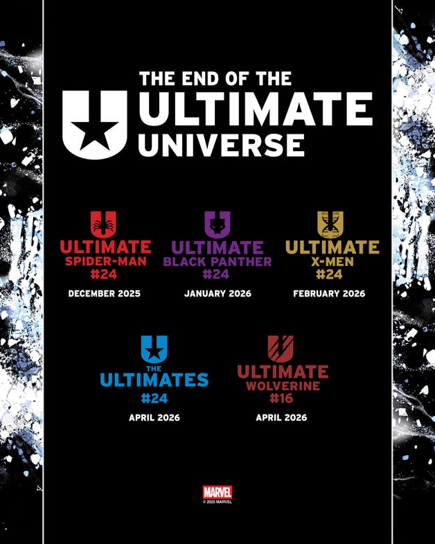 Ultimate Universe Ending Graphic