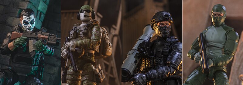Valaverse Action Force Series 6 Figures