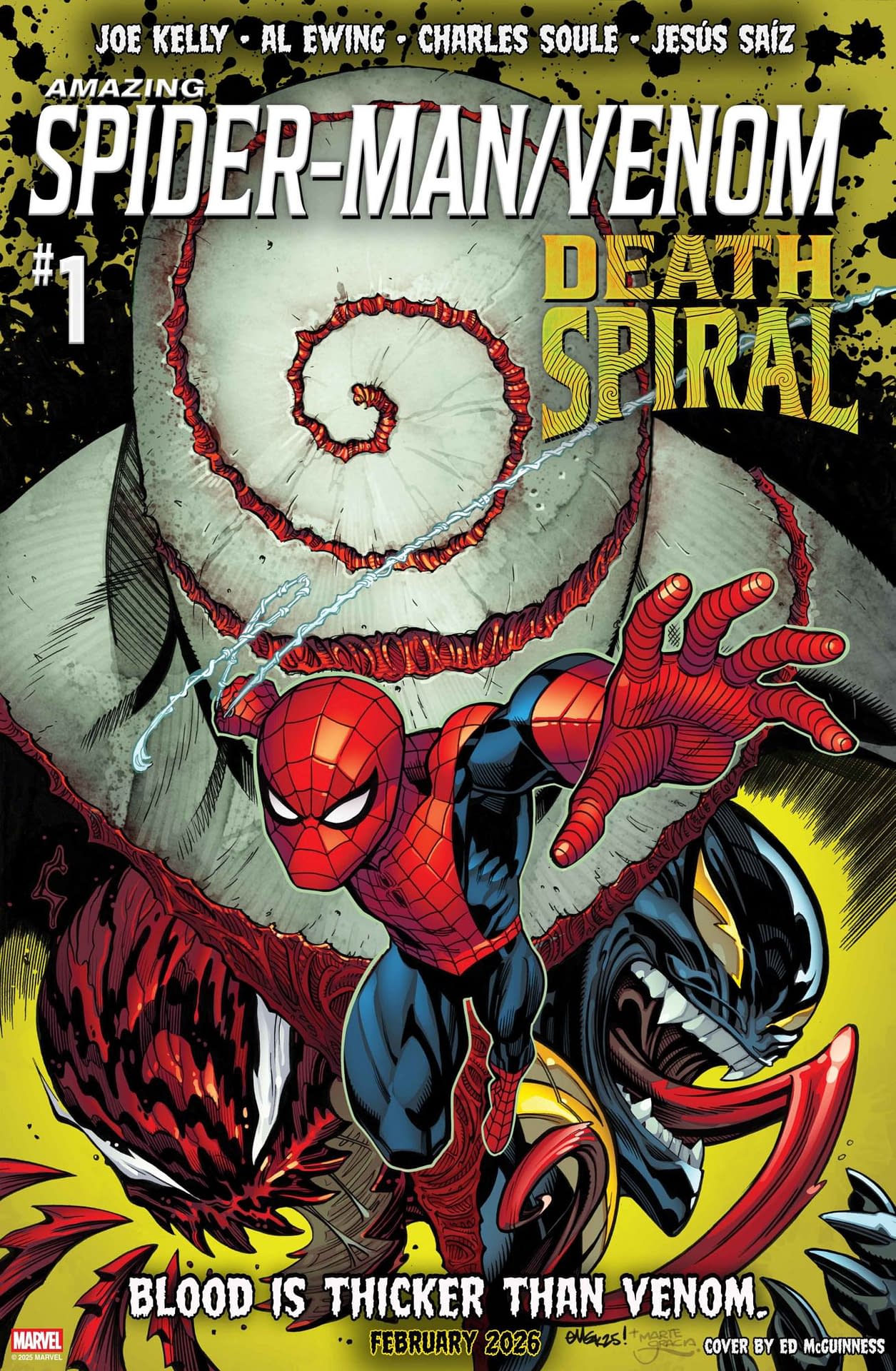 Cover for Spider-Man/Venom: Death Spiral
