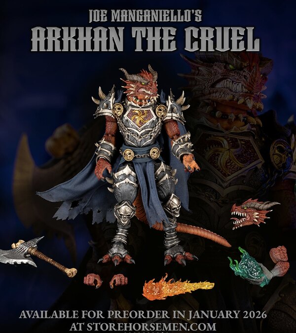 Four Horsemen Infinite Legions Arkhan the Cruel Figure Coming in January 2026