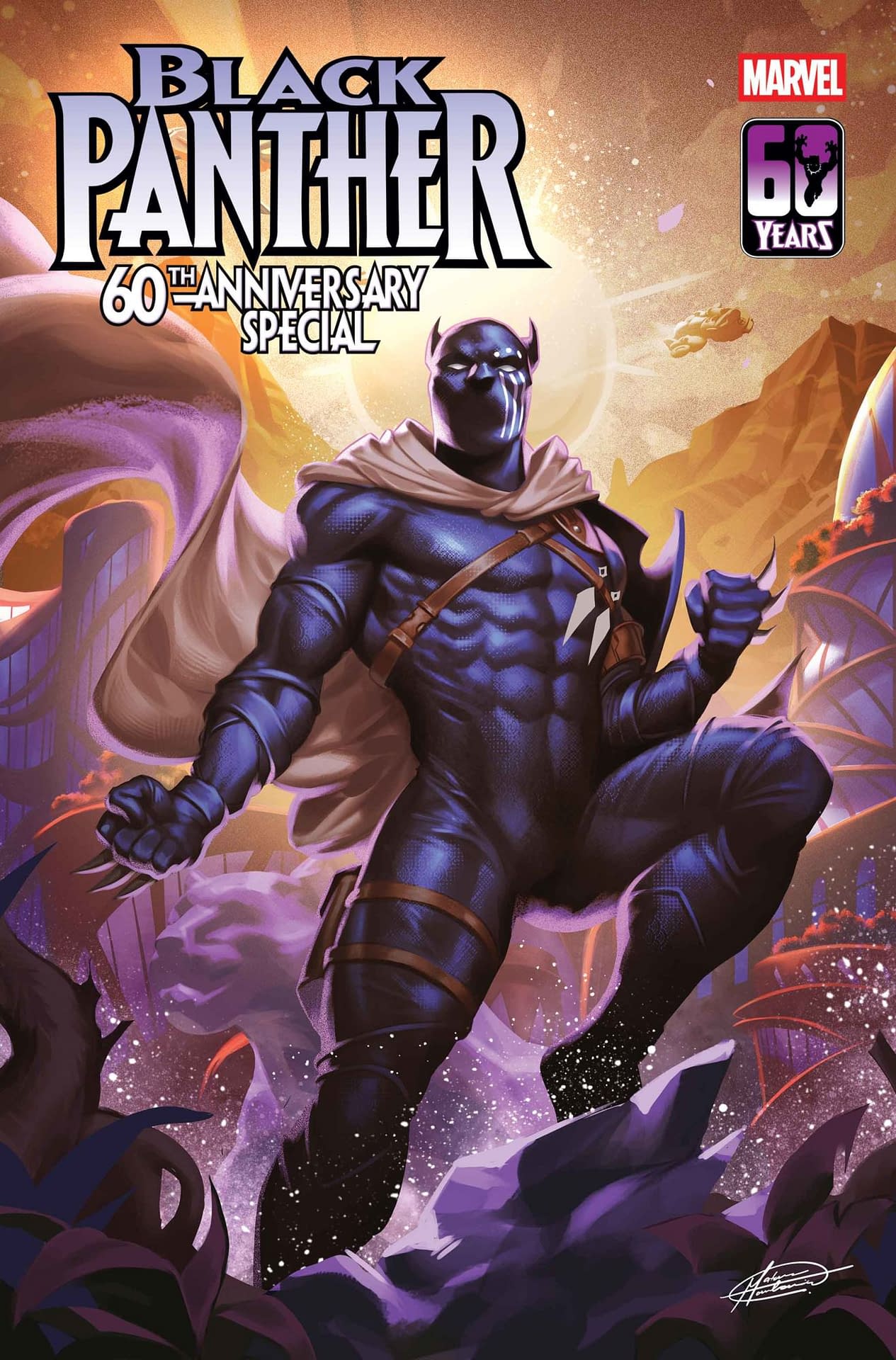 Anniversary Cover for Black Panther