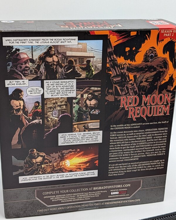 BigBadWorkshop Operation: Monster Force Chatsworth Action Figure Production Sample