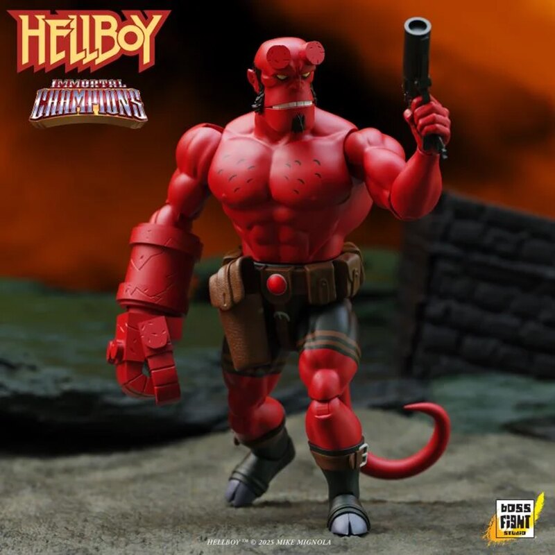 Pre-Order Alert: Boss Fight Studio Hellboy Immortal Champions Hellboy Retro Figure