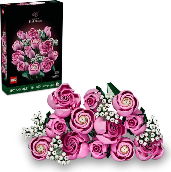LEGO Botanicals 10374 Bouquet of Pink Roses