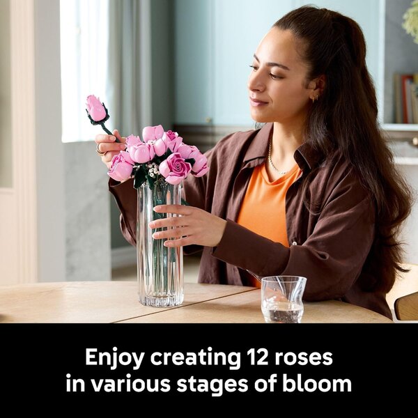 LEGO Botanicals 10374 Bouquet of Pink Roses