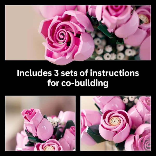 LEGO Botanicals 10374 Bouquet of Pink Roses
