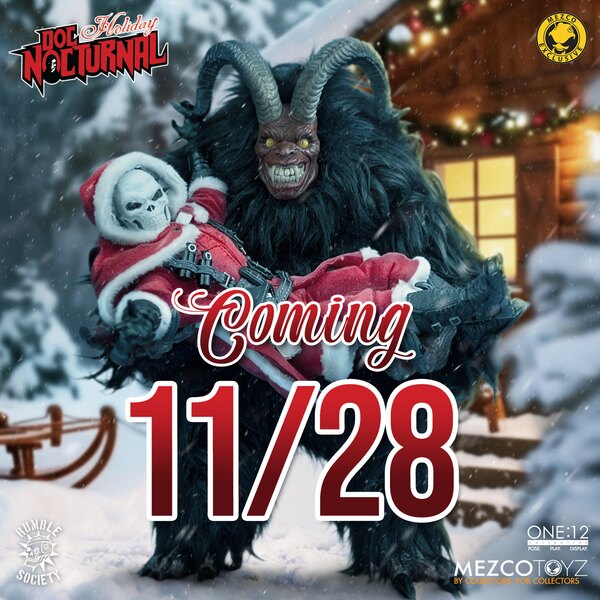 Mezco One:12 Collectible Holiday Doc Nocturnal Figure Coming 11/28