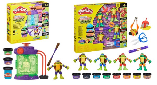 New Teenage Mutant Ninja Turtles Play-Doh Sets From Hasbro