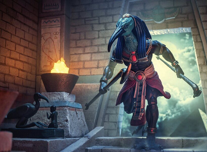 Legions Con 2025: Four Horsemen Figura Obscura Gods of Ancient Egypt Thoth Figure