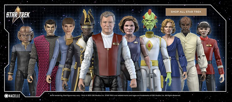 Amazon Pre-Order Alert: The Nacelle Company Star Trek Wave 2 Figures